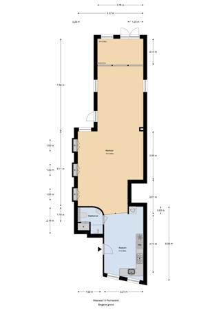 Floorplan - Weerwal 13, 1441 AL Purmerend